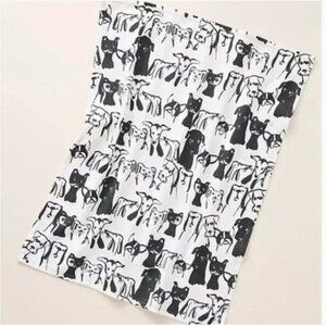 ⭐️ Animal Person Dog Puppy Cute Hipster Hippie Boho Chic Farm Hip Art Dish Towel